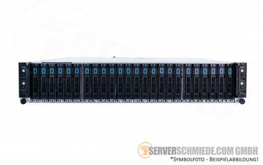 Quanta T42S-2U 4-Node Server 2x Intel XEON LGA3647 Scalable (8x CPU 64x DDR4) 24x 2,5" 12G SAS 2x PSU vmware Server -CTO-
