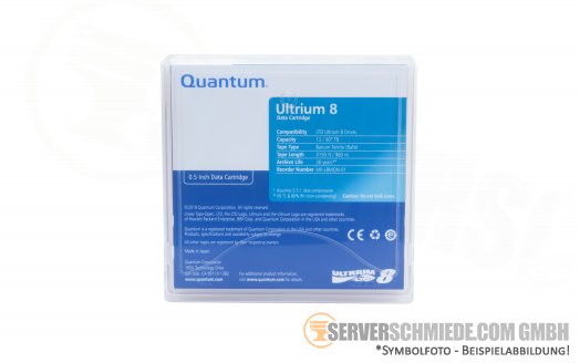 Quantum LTO-8 LTO8 Ultrium 8 Tape Band Cartridge 12 / 30TB RW MR-L8MQN-01 +NEW+
