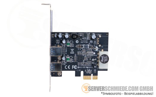 Rosewill 2-Port USB 3.0 Typ A PCIe x1 Adapter Controller PI4720202X2B