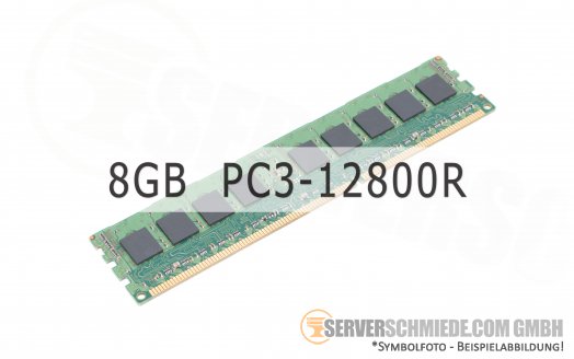 Samsung 8GB 1Rx4 PC3-12800R registered ECC RAM HP 647651-081 CN M393B1G70BH0-CK0Q8 M 1233