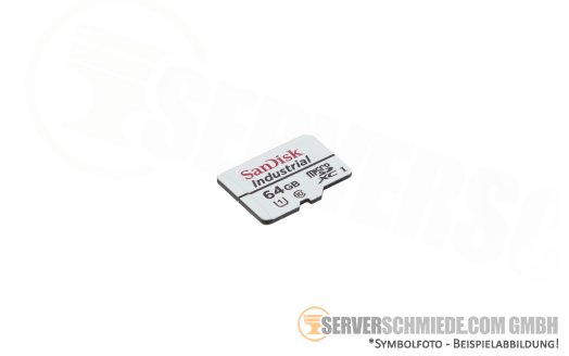 SanDisk 64GB microSDXC Class 10 U1 Karte card Industrial Enterprise