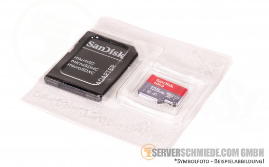 SanDisk Ultra 128GB micro SD incl. SD Adapter SDSQUAR-128G-GZFMA