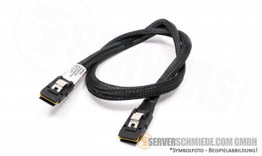 SAS Kabel 65cm HP 1x SFF-8087(gerade) 1x SFF-8087 (gerade) 493228-005 4N0H6-05D