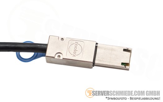 SAS Kabel 2m Molex 1x SFF-8088 to 1x SFF-8088 21606-00 74547-0302
