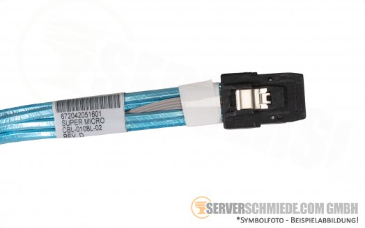 SAS Kabel 40 cm Supermicro CBL-0108L-02 672042051601 2x SFF-8087 gerade