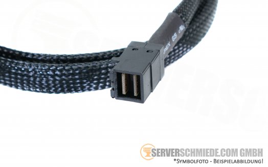 Generic 12G SAS Kabel cable 1m 1x SFF-8087 gerade to 1x SFF-8643 gerade