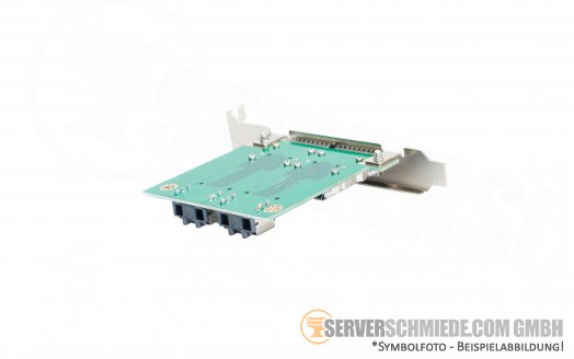 SAS SATA Controller 2x SFF-8087 female intern to 2x SFF-8088 female extern Konverter