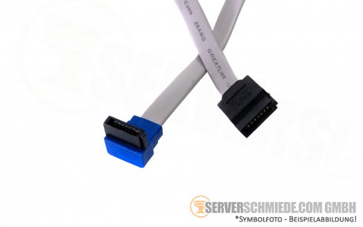 SATA Kabel 60cm winkel,gerade AWM style 2725