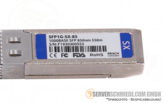 Generic SFP Modul GBIC 1Gb Transceiver 850nm SR LC-LC Duplex 550m 1000BASE-SX