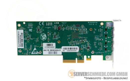 Silicom Intel X550-AT2 2x 10 Gb RJ-45 PCIe x4 Controller Ethernet Netzwerk PE310G2I50E-T-NU