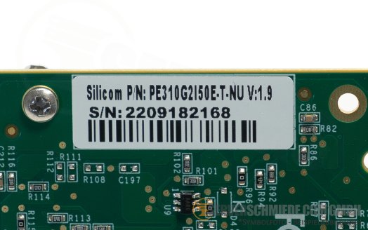 Silicom Intel X550-AT2 2x 10 Gb RJ-45 PCIe x4 Controller Ethernet Netzwerk PE310G2I50E-T-NU