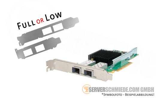 Silicom Intel XXV710-AM2 2x 10/25Gb SFP28 PCIe x8 3.0 Controller Ethernet Netzwerk PE325G2I71EU-XR-NU