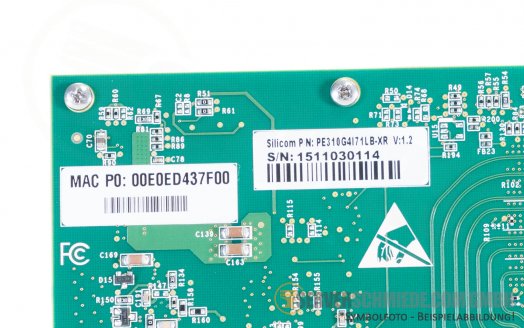 Silicom PE310G4I71LB-XR  LAN Controller 10 Gigabit  PCIe x8 Quad Port Converged Ethernet - 4x 10GbE SFP+ Optisch