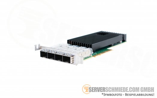 Silicom PE310G4I71LB-XR  LAN Controller 10 Gigabit  PCIe x8 Quad Port Converged Ethernet - 4x 10GbE SFP+ Optisch