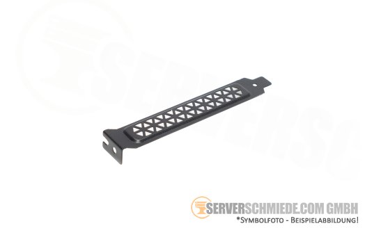 Slotblende - Full Profile PCI Slot Cover black schwarz vented