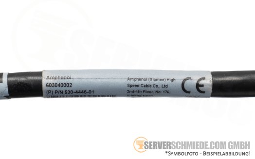 Sun Oracle Amphenol 3m 40Gb QSFP+ DAC Kabel cable 530-4445-01