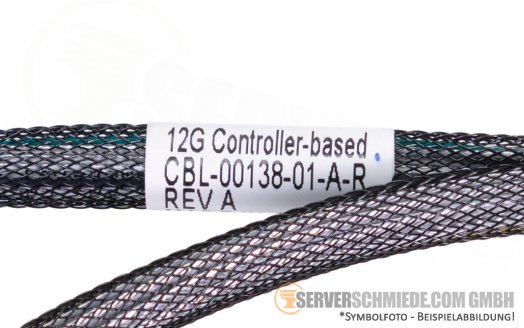 Supermicro 100cm 1m SAS Kabel 1x SFF-8643 gerade to 1x SFF-8643 gerade CBL-00138-01-A-R