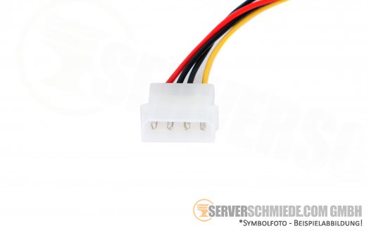 Supermicro 15cm Kabel 1x SATA winkel --1x IDE Strom Stecker
