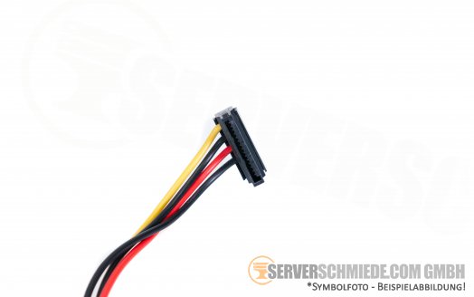 Supermicro 15cm Kabel 1x SATA winkel --1x IDE Strom Stecker