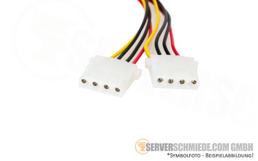 Supermicro 15cm Y-Kabel 1x 4-pin IDE Molex Buchse to 2x 4-pin IDE Molex Stecker CBL-0234L