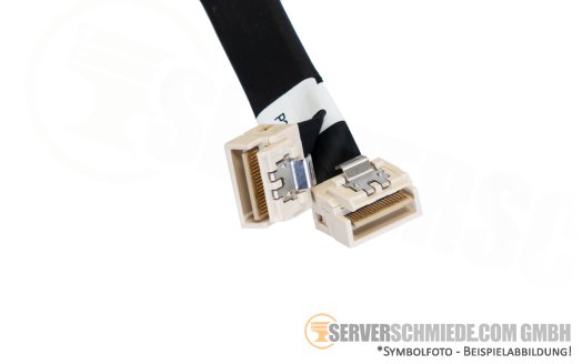 Supermicro 19cm NVMe Kabel  Slimline x8 (STR) to 2x SlimlineLP x4 (RE/LE) CSE-LB16TS-R860AWP CBL-SAST-1219LP-85