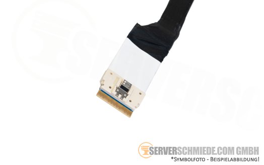 Supermicro 19cm NVMe Kabel  Slimline x8 (STR) to 2x SlimlineLP x4 (RE/LE) CSE-LB16TS-R860AWP CBL-SAST-1219LP-85