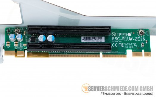 Supermicro 1U Riser with Cage RSC-R1UW-2E16 2x PCIe x16, RSC-R1UW-E8R 1x PCIe x8