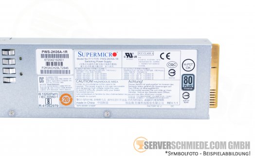 Supermicro 2000W PSU Netzteil PWS-2K05A-1R 80 Plus Titanium