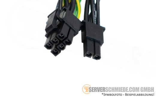 Supermicro 20cm GPU Power Kabel cable 1x 8-pin to 2x 6+2-pin PCIe CBL-PWEX-0694