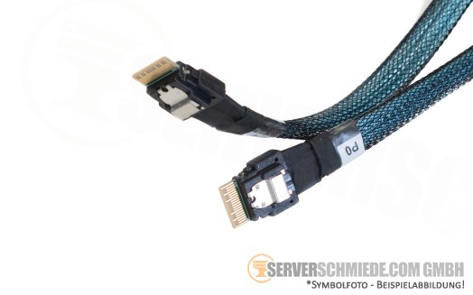 Supermicro 20cm SATA Kabel 2x SFF-8654 4i to 1x SFF-8654 8i CBL-SAST-1222-100