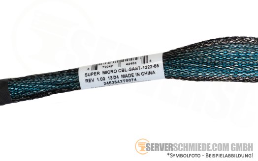 Supermicro 22cm NVMe Kabel 1x Slimline x8 STR to 1x Slimline x8 LE CSE-LB16TS-R860AWP CBL-SAST-1222-85