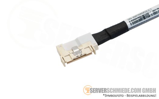 Supermicro 28cm NVMe Kabel cable 1x SFF-8654 gerade to 1x SFF-8654 winkel AS -1115CS-TNR CBL-MCIO-1228M5RE