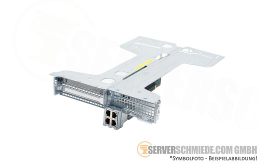 Supermicro 2U Ultra Riser with Cage 1x x16 + 1x x8 (internal) PCIe 3.0 + 4x 10 GbE RJ-45 CSE-829 AOC-2UR6-i4XT