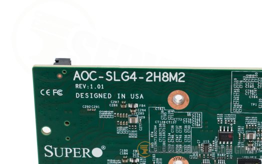 Supermicro 2x M.2 NVMe + SATA PCIe x8 Raid Storage Controller AOC-SLG4-2H8M2 +NEW+