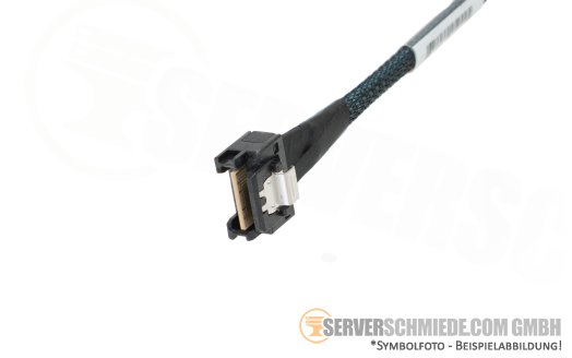 Supermicro 30cm SATA Kabel 1x SFF-8654 4i to 1x SFF-8654 4i CBL-SAST-1230LP-100