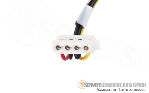 Supermicro 31cm Power Kabel cable 1x 8-pin gerade to 1x IDE 4-pin winkel CBL-PWEX-0702