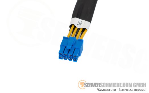 Supermicro 35cm GPU EPS CPU 1x 8-pin gerade to 1x EPS winkel 8-pin graphics Power Kabel cable CBL-PWEX-1026