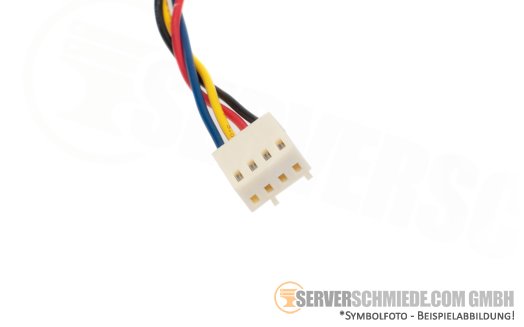 Supermicro 38cm  Fan Lüfter Power Kabel cable incl. Mount  Halterung Holder