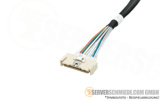 Supermicro 39cm NVMe Riser Kabel cable 1x SFF-8654 winkel to 1x SFF-8654 gerade AS-2015CS-TNR CBL-MCIO-1339M5R