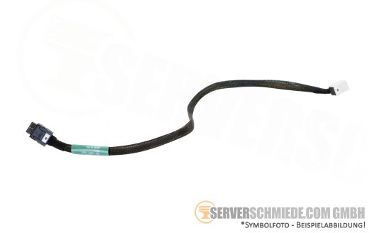 Supermicro 40cm NVMe Kabel cable 1x SFF-8611 gerade to 1x SFF-8643 winkel CBL-SAST-0926