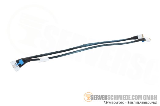 Supermicro 43cm SATA Kabel cable 1x SFF-8654 8i gerade to 2x SFF-8654 4i gerade AS-2015CS-TNR CBL-MCIO-1243S4Y