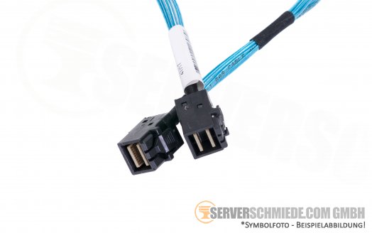 Supermicro 45cm SAS Kabel 2x SFF-8643 gerade CBL-SAST-0836