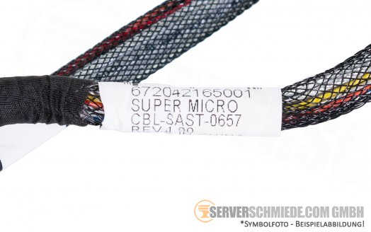 Supermicro 55cm SAS Kabel 1x SFF-8087 winkel 1x SFF-8643 gerade CBL-SAST-0657