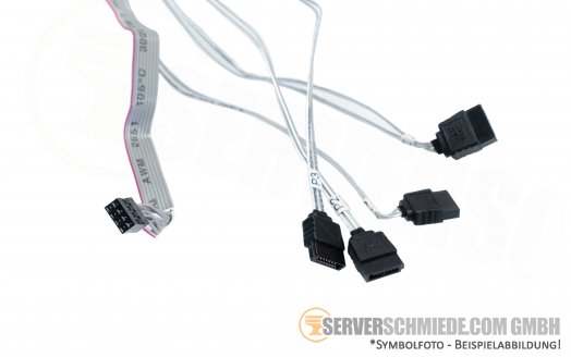 Supermicro 55cm SAS / SATA Kabel 1x SFF-8643 -- 4x SATA 1x 8pin CBL-SAST-0631