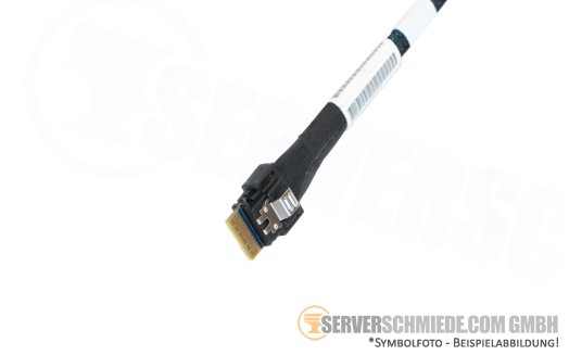 Supermicro 55cm SATA Kabel cable 1x SFF-8654 4i gerade to 1x SFF-8654 4i gerade SYS-620C-TN12R CBL-SAST-1285LP-100