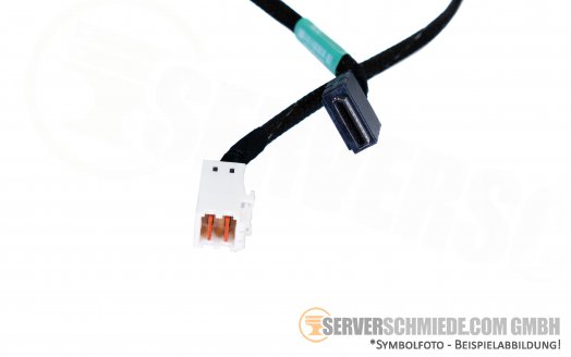 Supermicro 55cm NVMe SAS Kabel 1x OCuLink SFF-8611 gerade to 1x SFF-8643 gerade CBL-SAST-0929