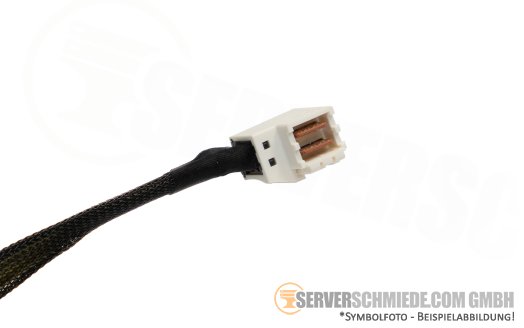 Supermicro 56cm NVMe Kabel cable 1x SFF-8611 gerade to 1x SFF-8643 winkel CBL-SAST-0921