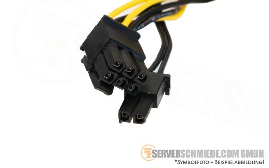 Supermicro 5cm GPU Power Kabel cable 1x 8-pin to 2x 6+2-pin CBL-PWEX-1040