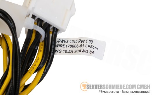 Supermicro 5cm GPU Power Kabel cable 1x 8-pin to 2x 6+2-pin CBL-PWEX-1040