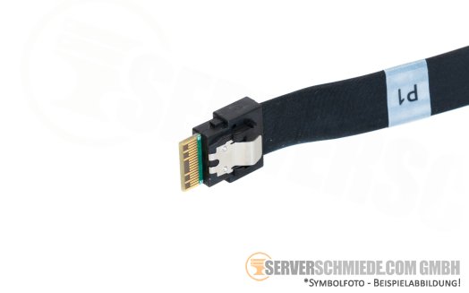 Supermicro 64cm SAS Kabel cable 1x SFF-8654 4i gerade to 1x SFF-8654 8i gerade CSE-LB16TS-R860AWP CBL-SAST-1265F-100